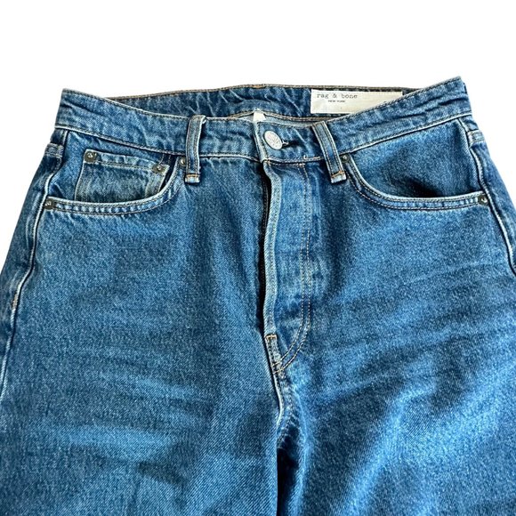 Rag and Bone Maya High Rise Crop Flare Size 27 Women's Denim Wash Jeans EUC - Picture 3 of 9
